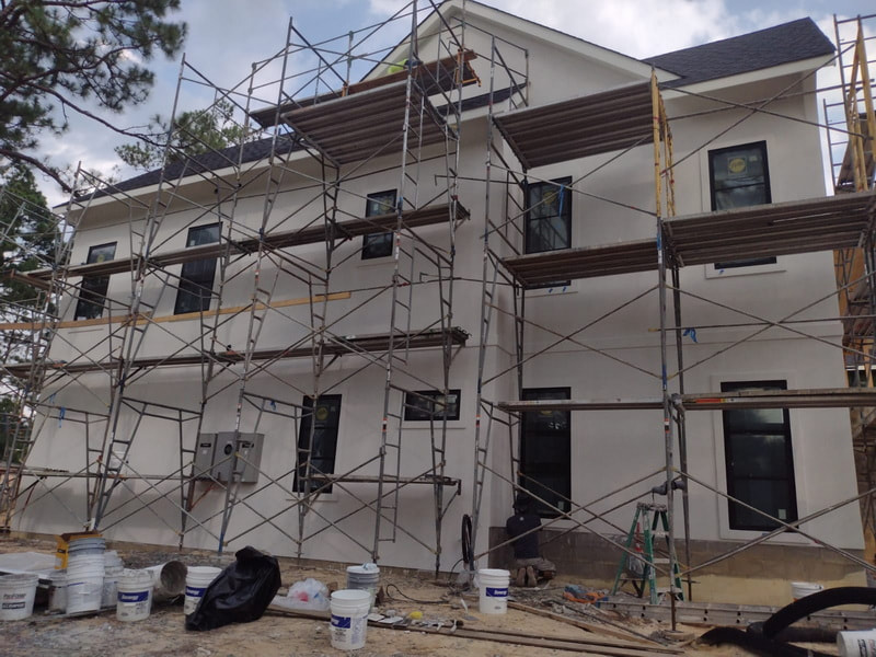 Picture Southern Pines NC stucco EIFS repair installation contractor